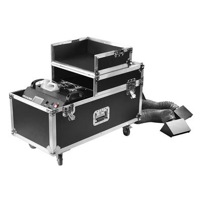 DMX512 دستگاه مه صحنه کنترل از راه دور 3000w 2 لوله دستگاه مه روی صحنه
