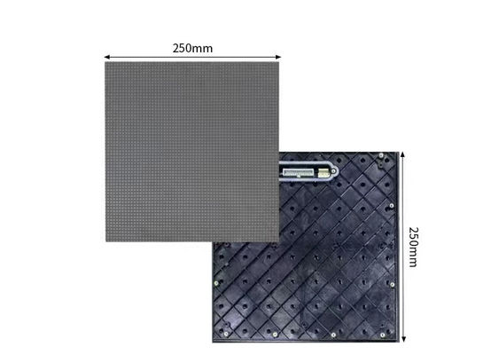IP68 صفحه نمایش کف LED کاشی صفحه نمایش زمین LED P3.91 500x1000mm 1920hz فشار 2tons