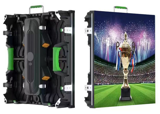 RoHS LED Video Wall اجاره منحنی قفل HD صفحه نمایش LED کامل رنگی