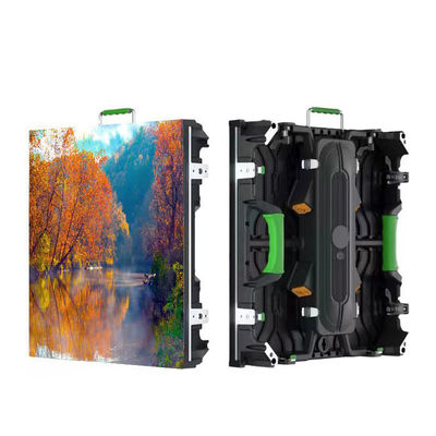 1920Hz P2.604 500x500mm در فضای داخلی اجاره صفحه نمایش LED 90 درجه پیوند