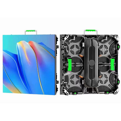 3840hz P2.604 صفحه نمایش LED بیرونی 500*500 اجاره صفحه نمایش LED 90 درجه کابینت