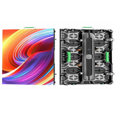 P2.976 500*500 قفل منحنی داخلی اجاره صفحه نمایش LED 1920Hz آلومینیوم Hard Link مغناطیسی نصب