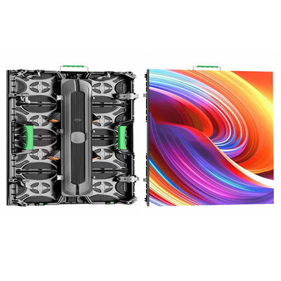 P2.976 500*500 کابینت صفحه نمایش ال ای دی صفحه نمایش ال ای دی صفحه نمایش داخلی 90 درجه IP56 اجاره صفحه نمایش 3840hz 800nit