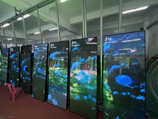 آلومینیوم آهن فولاد LED پوستر صفحه نمایش 960*1920 صفحه نمایش LED P2.5 داخلی 3840hz IP56