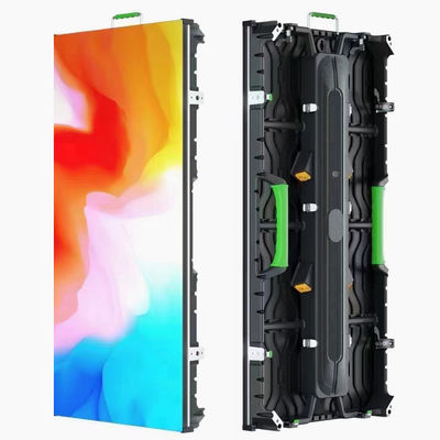 P3.91 درب 500*1000 صفحه نمایش ال ای دی منحنی اتصال منحنی قفل مغناطیسی حفظ جلو 3840Hz 220v 110v