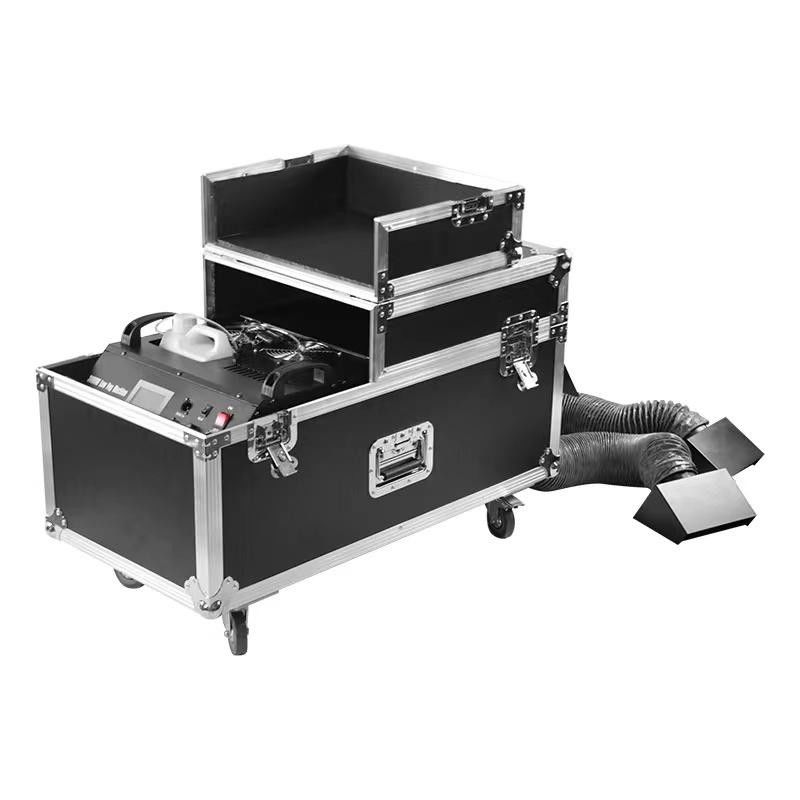 DMX512 دستگاه مه صحنه کنترل از راه دور 3000w 2 لوله دستگاه مه روی صحنه