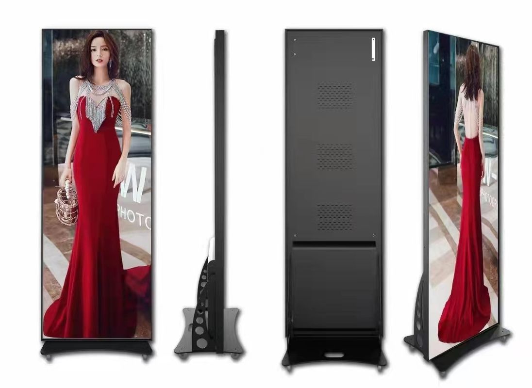 صفحه نمایش 3840hz Smart LED Poster Display Screen P2.5 960*1920 پنل LED داخلی آلومینیومی