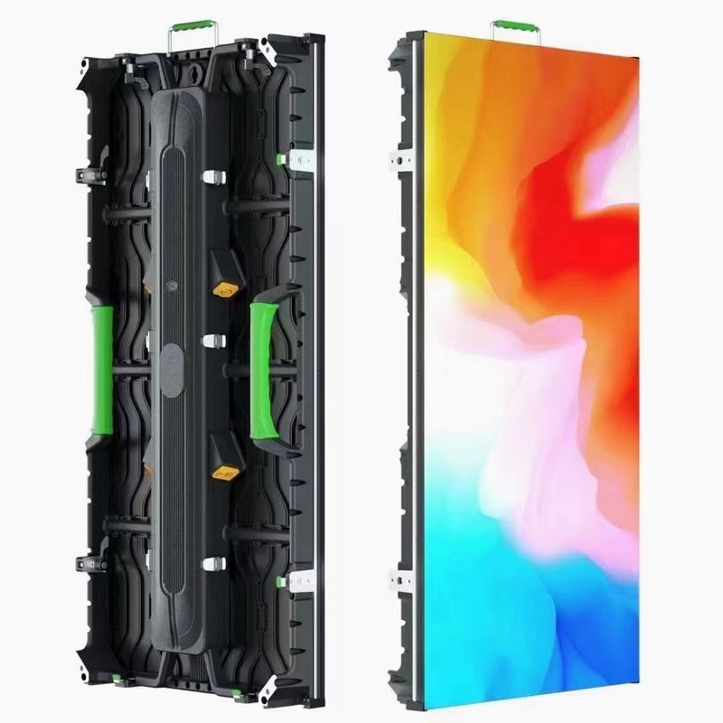 نوستار کنترل استیج اجاره صفحه نمایش LED مرطوب آلومینیوم P2.976 1920hz 500 * 1000 در فضای باز
