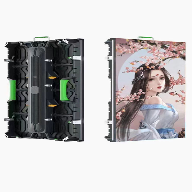P2.976 500*500 قفل منحنی داخلی اجاره صفحه نمایش LED 1920Hz آلومینیوم Hard Link مغناطیسی نصب